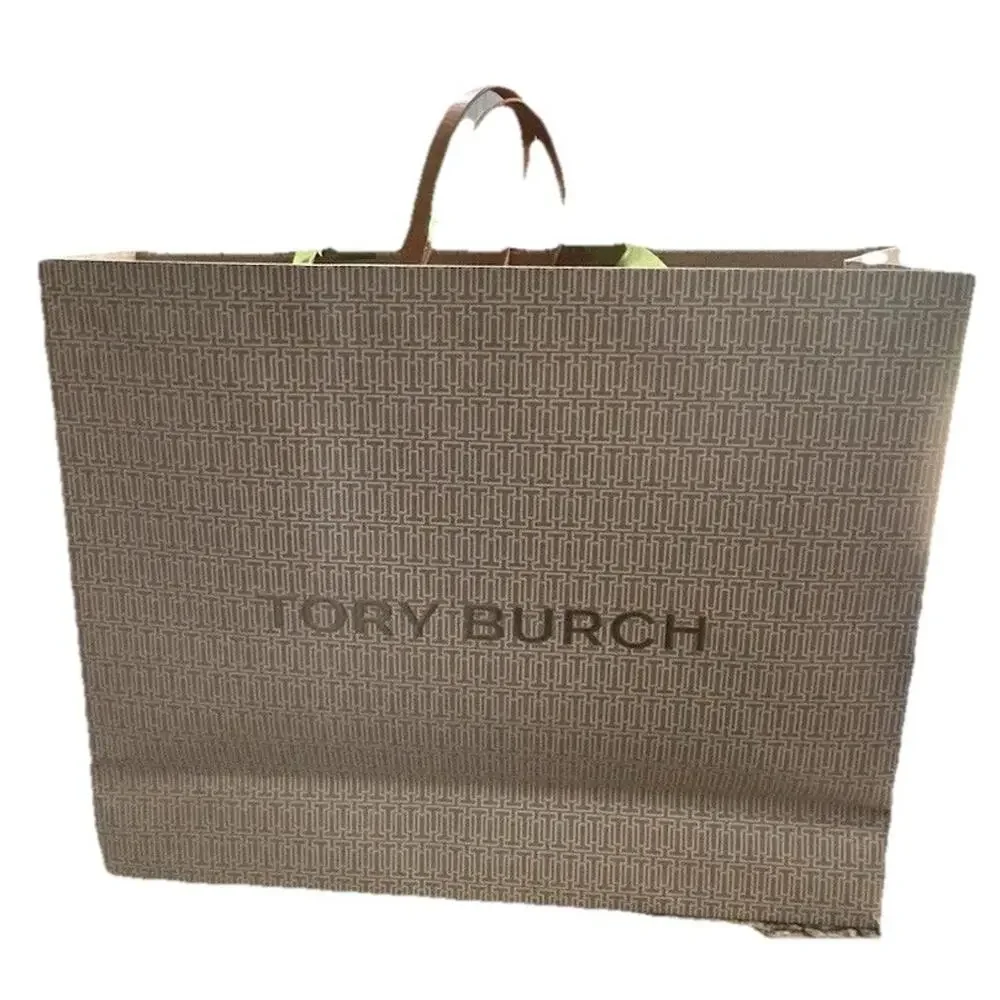 Tory Burch Rodeo Drive Ltd. Ed. Canvas Hand-Beaded Large Tote Bag Beach NWOT